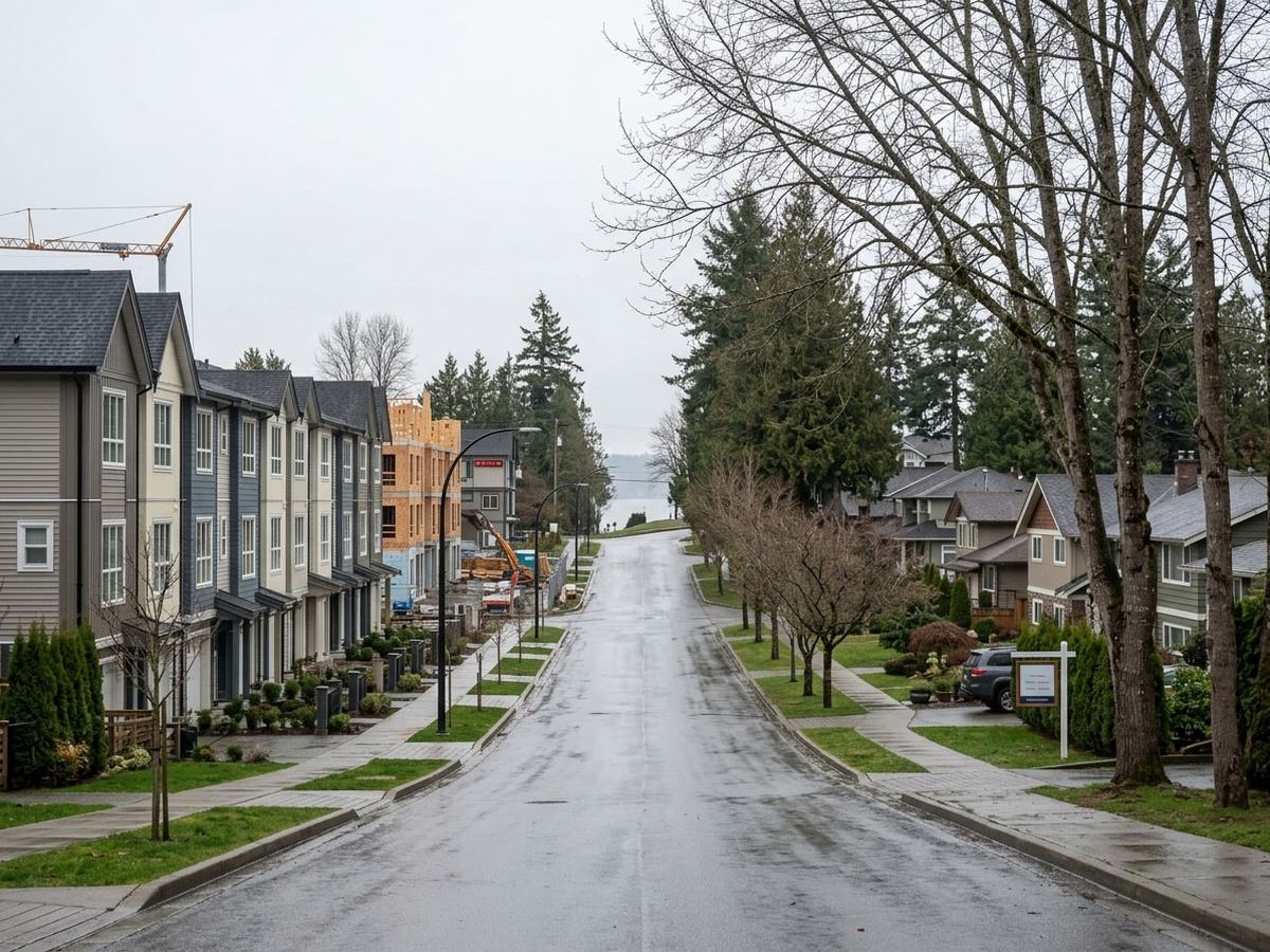 Residential street in Langley and White Rock served by Everest Locksmith